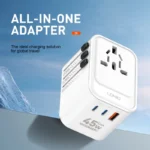 Ldnio Z8 45W 3 USB Ports GaN Universal Travel Adapter7