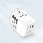 Ldnio Z8 45W 3 USB Ports GaN Universal Travel Adapter7