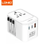 Ldnio Z8 45W 3 USB Ports GaN Universal Travel Adapter7