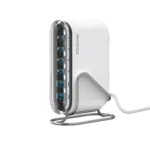 MOMAX 1-Charge Flow+ 120W USB-C and USB-A 6-Port GaN Desktop Charger