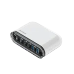 MOMAX 1-Charge Flow+ 120W USB-C and USB-A 6-Port GaN Desktop Charger