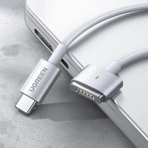 Ugreen 140W USB-C to Magsafe 2 Braided Charging Cable for MacBook Pro / Air - 2m (US530)