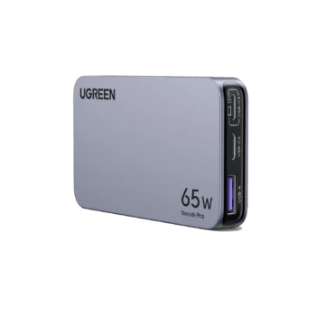 Ugreen Nexode Pro 65W 3-Port GaN Ultra-Slim Fast Charger (15817)