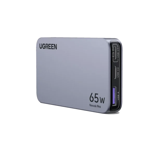 Ugreen Nexode Pro 65W 3-Port GaN Ultra-Slim Fast Charger (15817)