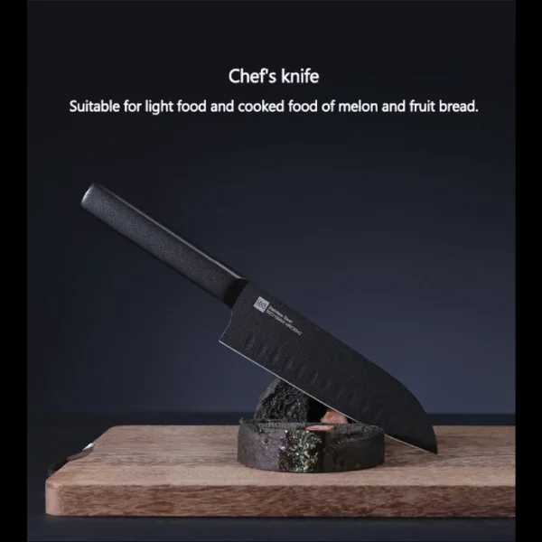 Xiaomi Huohou Cool Black Non-Stick Stainless Steel Knife Set 2-Piece