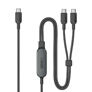 Anker 2-in-1 USB-C to USB-C 140W Braided Cable (4ft)