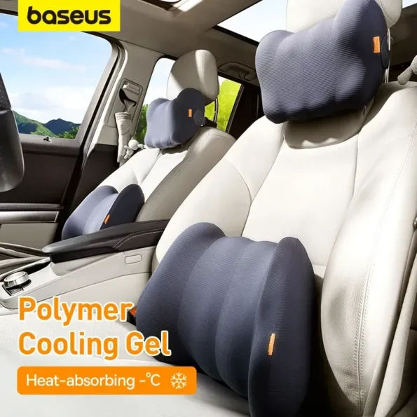 Baseus ComfortRide Series Car Headrest & Lumbar Pillow Set