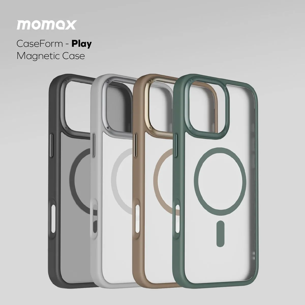 Momax CaseForm Play Case With MagSafe for iPhone 16 / 16 Plus / 16 Pro / 16 Pro Max