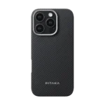 Pitaka Classic Ultra-Slim Case for iPhone 16 Pro Max -BlackGrey (Twill)