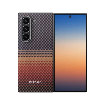 Pitaka MagEZ Case 5 Tactile Woven Case for Galaxy Z Fold 6 -Sunset 1500D