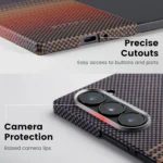 Pitaka MagEZ Case 5 Tactile Woven Case for Galaxy Z Fold 6 -Sunset 1500D