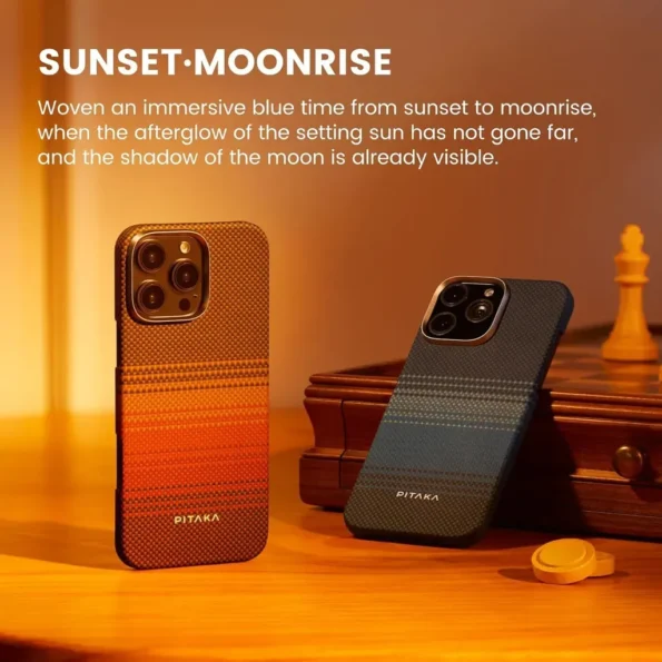 Pitaka Moonrise Tactile Woven Case for iPhone 16 Pro / 16 Pro Max