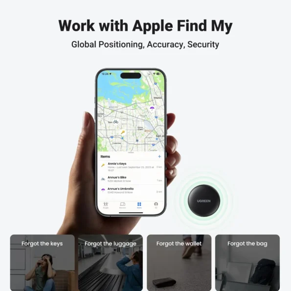 UGREEN CM520 Smart Bluetooth Finder Support Apple Find My (60387)