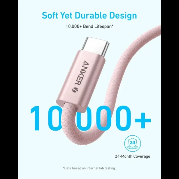 Anker Zolo 240W USB-C to USB-C Cable (1.5m)