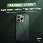 Benks PassionGreen ArmorAir Case Built with Kevlar for iPhone 16 Pro 16 Pro Max4