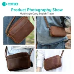 COTECi Luxury Series Genuine Leather Crossbody Bag (OT-021)2