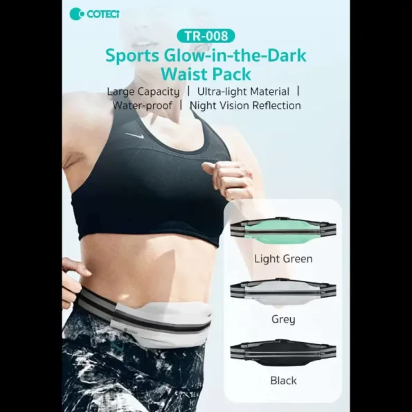 COTECi TR-008 Sports Glow-in-the-Dark Waist Pack