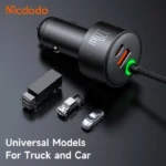 Mcdodo PD 120W 4-in-1 PPS Fast Car Charger with Retractable Cable 1.2M (CC-037)2