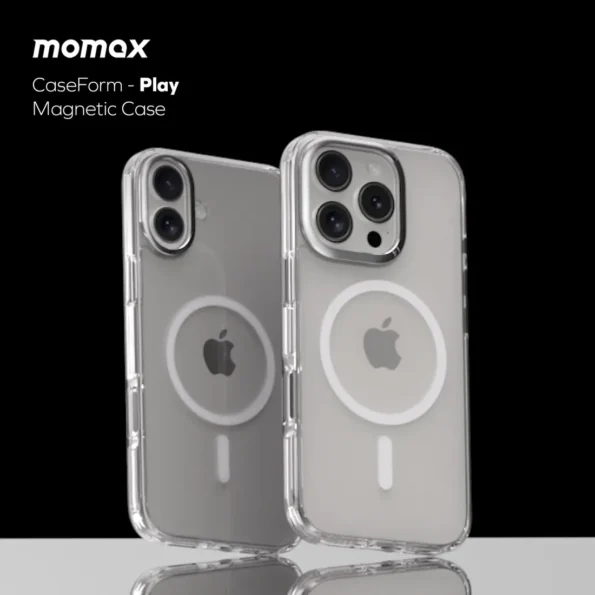 Momax CaseForm Play MagSafe Clear Case for iPhone 16 / 16 Plus