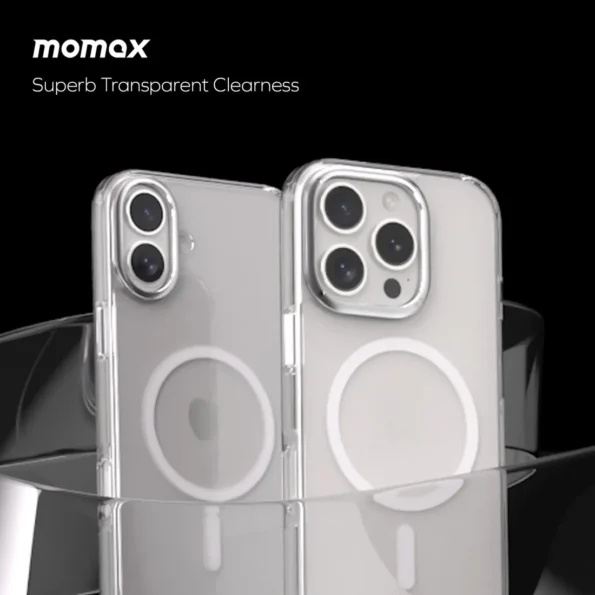 Momax CaseForm Play MagSafe Clear Case for iPhone 16 / 16 Plus