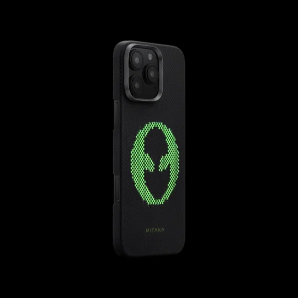 Pitaka Aries Tactile Woven Case for iPhone 16 Pro / 16 Pro Max -Alien