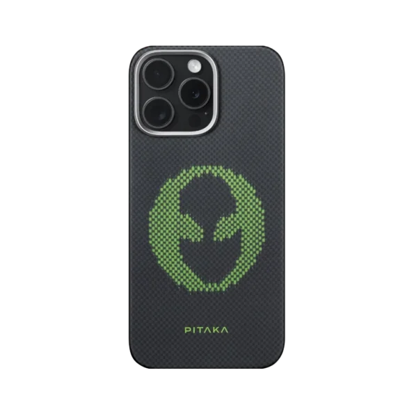 Pitaka Aries Tactile Woven Case for iPhone 16 Pro / 16 Pro Max -Alien