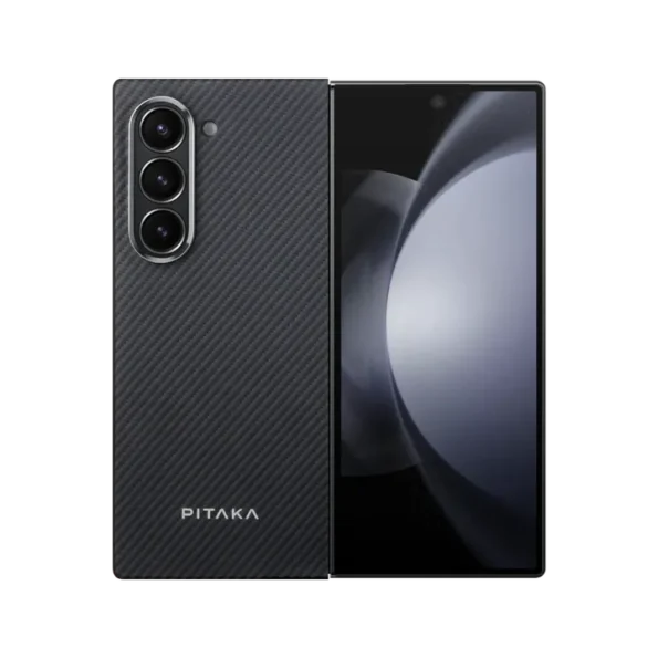 Pitaka MagEZ Case 5 Classic Ultra-Slim Case for Galaxy Z Fold 6 -600D Black/Grey (Twill)