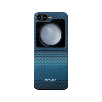 Pitaka MagEZ Case 5 Tactile Woven Case for Galaxy Z Flip6 -Moonrise 1500D