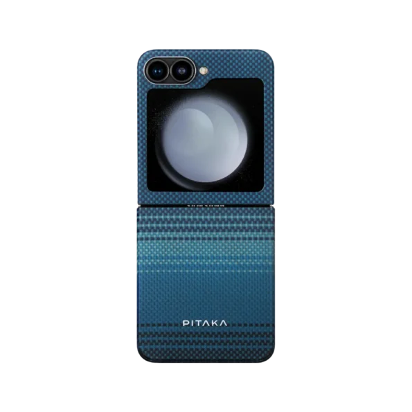 Pitaka MagEZ Case 5 Tactile Woven Case for Galaxy Z Flip6 -Moonrise 1500D