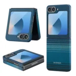 Pitaka MagEZ Case 5 Tactile Woven Case for Galaxy Z Flip6 -Moonrise 1500D