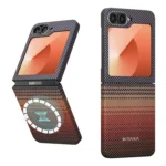 Pitaka MagEZ Case 5 Tactile Woven Case for Galaxy Z Flip6 -Sunset 1500D7