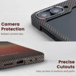 Pitaka MagEZ Case 5 Tactile Woven Case for Galaxy Z Flip6 -Sunset 1500D7