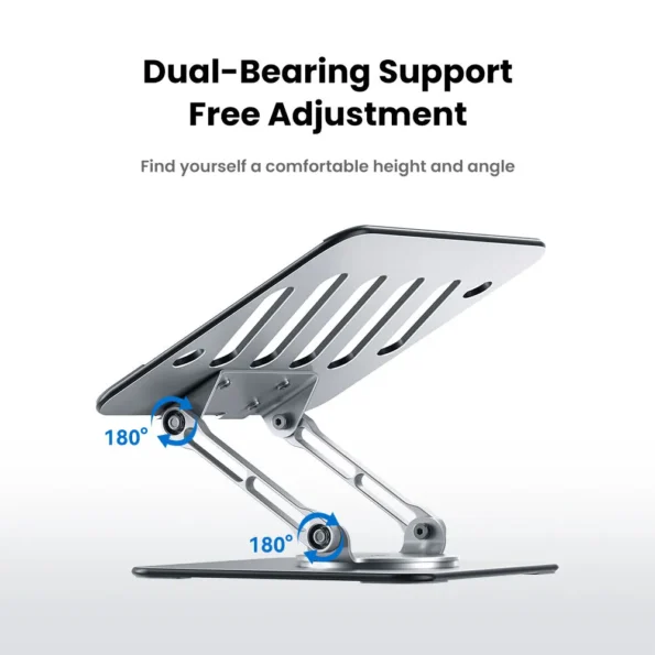 Rock Ultra-light Foldable Adjustable Aluminum Laptop Stand (RPH1006)