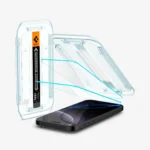 Spigen GLAS.tR EZ Fit Screen Protector for iPhone 16 Pro / 16 Pro Max (2 Pack)