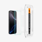 Spigen GLAS.tR EZ Fit Screen Protector for iPhone iPhone 16 Pro : 16 Pro Max (2 Pack)