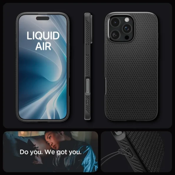 Spigen Liquid Air Military-Grade Protection Case for iPhone 16 Pro / 16 Pro Max