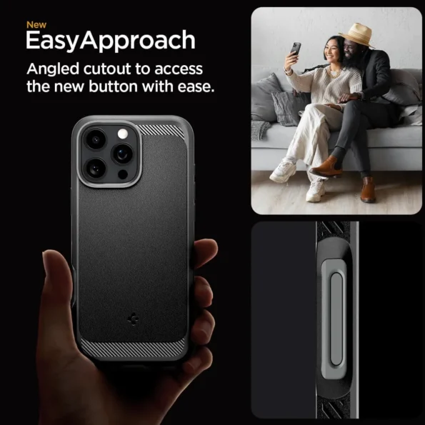 Spigen Rugged Armor MagFit Case for iPhone 16 Pro / 16 Pro Max