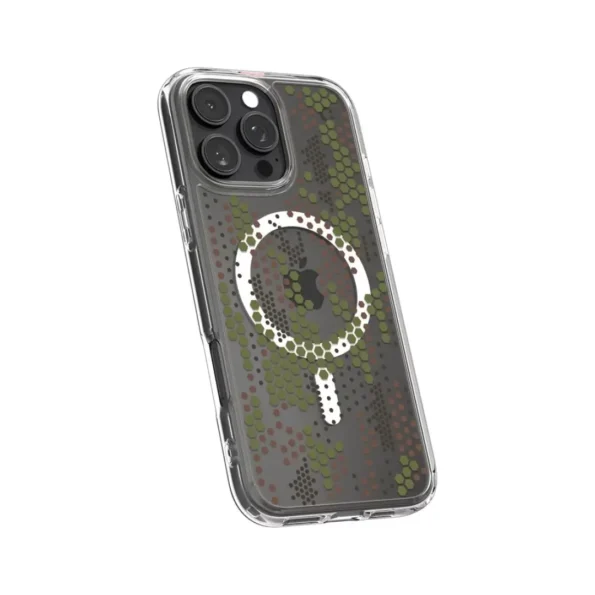 Spigen Ultra Hybrid MagFit Digital Camo Case for iPhone 16 Pro Max