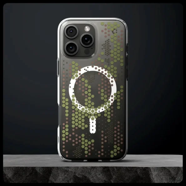 Spigen Ultra Hybrid MagFit Digital Camo Case for iPhone 16 Pro Max