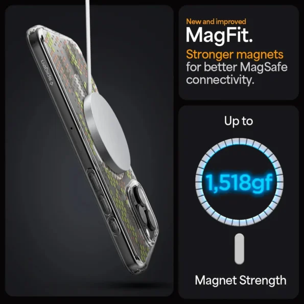 Spigen Ultra Hybrid MagFit Digital Camo Case for iPhone 16 Pro Max