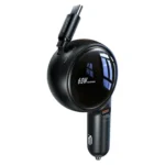 XUNDD XDCH-094 PD 30W Fast Car Charger with Retractable Cable