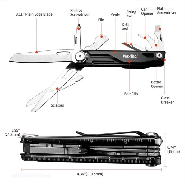 Xiaomi Nextool 12-in-1 EDC Multi-function Knife (NE20224)