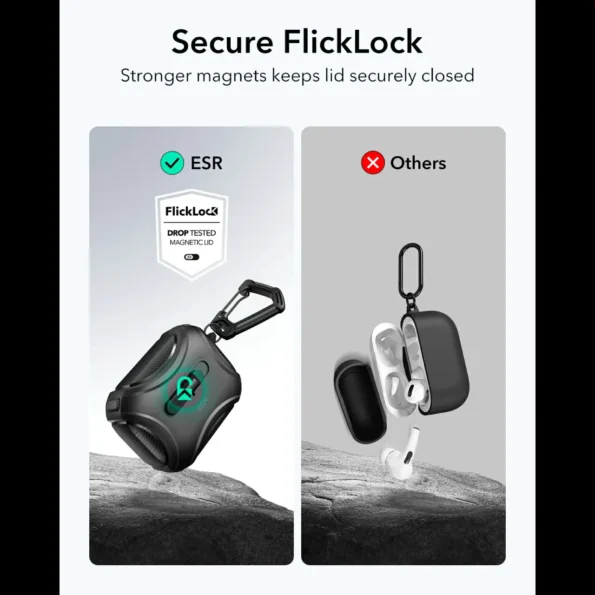 ESR Cyber FlickLock Case (HaloLock) for AirPods Pro