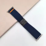 Luxury Elastic Fabric Nylon Loop Watch Strap for iWatch 45 46 49mm4