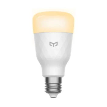 Brightness: The bulb has a maximum brightness of 900lm, which is equivalent to the brightness of a traditional 60W incandescent bulb. Color temperature: The lamp can produce light up to 2700 K (warm white light). Energy Efficient: The light bulb uses only 8 watts, making it very energy efficient and reduces energy bills. Compatibility: The light bulb can be controlled by the Yeelight App and MiHome on Android and iOS devices. It is also compatible with Amazon Alexa, Google Assistant, Yandex Alice, which provides the ability to use voice control. There is the possibility of synchronizing several lamps and further group control. Wi-Fi: The bulb connects to your home Wi-Fi network, allowing you to control it remotely and set up automation scenarios. Lighting Styles: Bulb brightness can be changed from 1% to 100%, allowing you to set the perfect lighting for the right atmosphere. Long Life: The light bulb has a lifespan of approximately 25,000 hours, which means it can last for several years before it needs to be replaced. Easy installation: The light bulb supports installation in a classic E27 base. Modes: The lamp is capable of reproducing various shades of white light, which allows you to choose the ideal brightness and color temperature according to your needs.