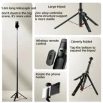 Xiaomi Zoom Floor Standing Selfie Stick 1.6m Long (XMBJZPG01YM)7